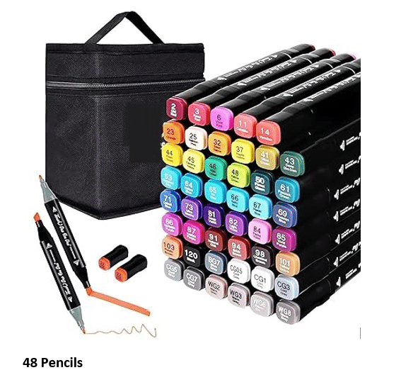     			HAYAGRIVA EXPORT COLOUR DUAL TIP Shaped Color Pencils (Set of 48, Multicolor)
