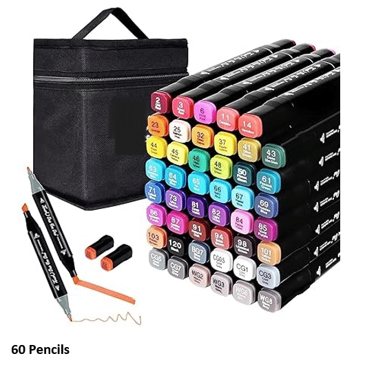     			HAYAGRIVA EXPORT COLOUR DUAL TIP Color Pencils Shaped Color Pencils (Set of 60, Multicolor)