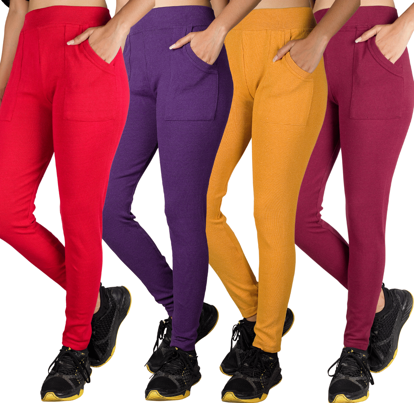     			KARARO JEGGINGS Women Cotton Blend Skinny Fit Jegging
