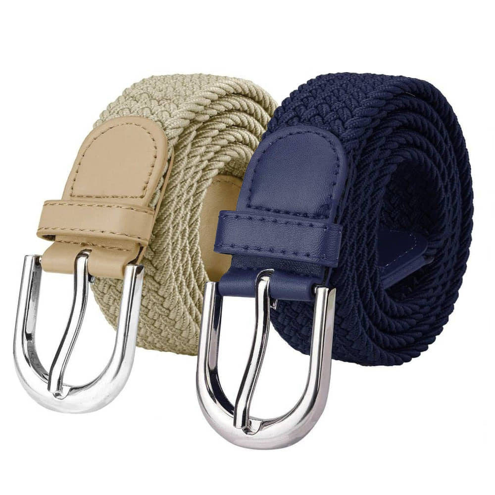 Kastner Canvas Girls Braided Belt ( Pack of 2 )