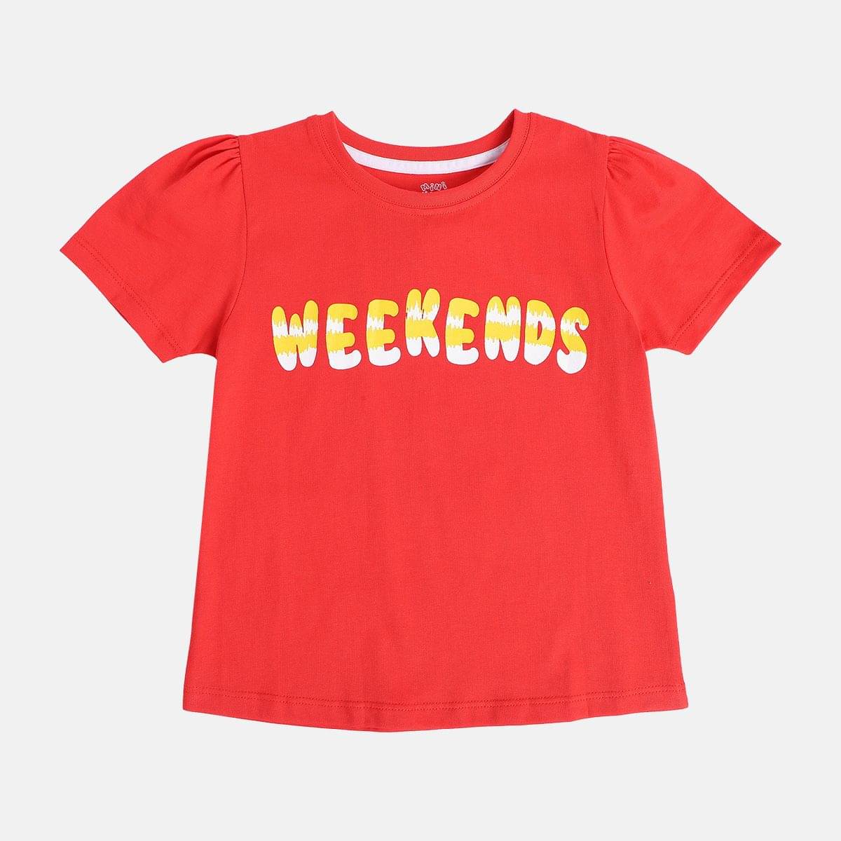     			MINI KLUB Pack of 1 Girls Cotton Top ( Pink )