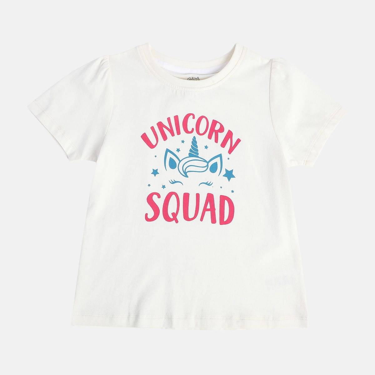     			MINI KLUB Pack of 1 Girls Cotton Top ( White )