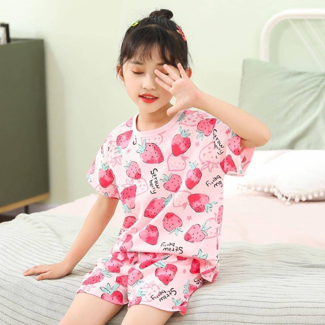     			MR TREND Pack of 1 Baby Girls Cotton Blend Nightdress