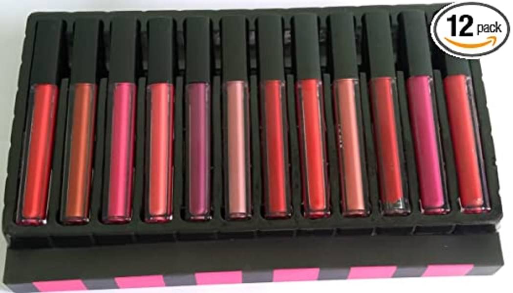 Mixonshun Multi Matte Long Lasting Liquid Lipstick ( Pack of 12 ) Mixonshun Multi Matte Long Lasting Liquid Lipstick ( Pack of 12 )