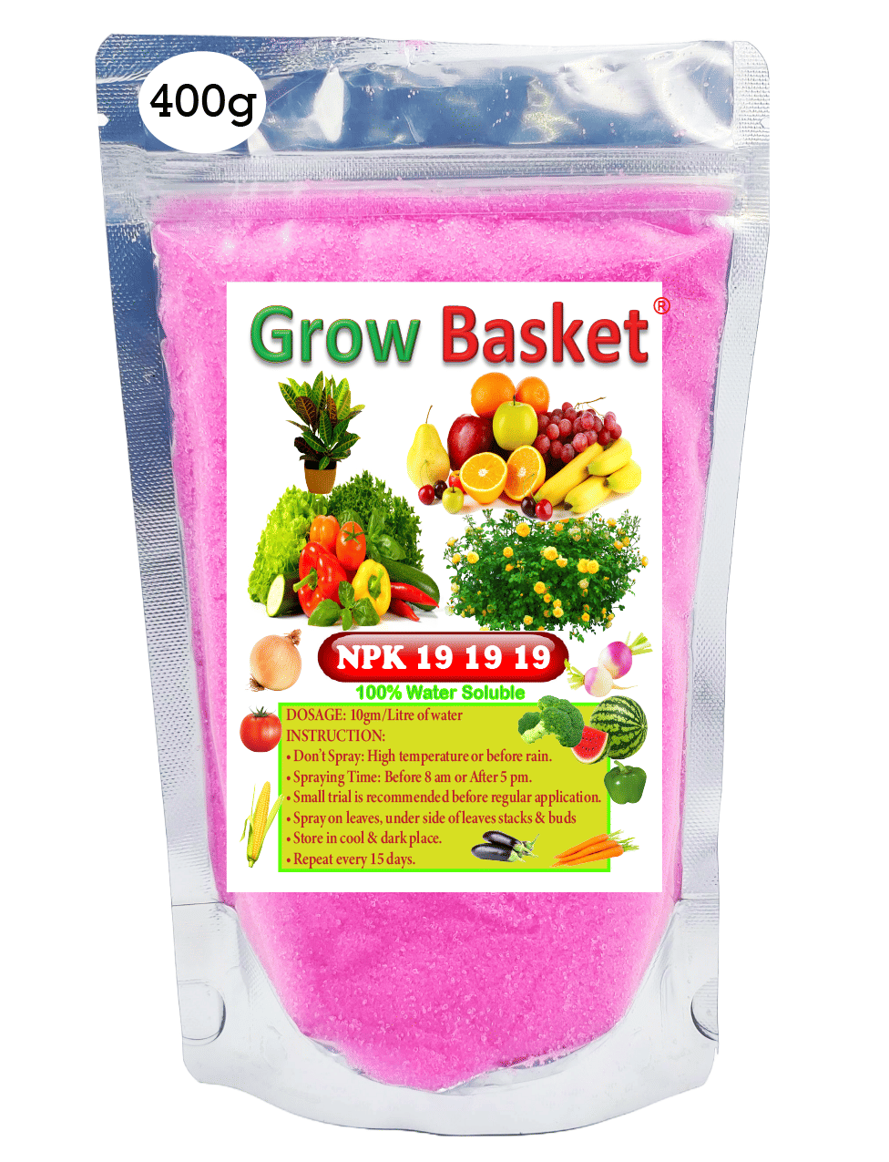     			NPK 19:19:19 Fertilizer for Leafy Vegetables, Indoor Plants | Supports Fast Foliage Growth | Best for Spinach, Coriander, Money Plant, Areca Palm | Water Soluble