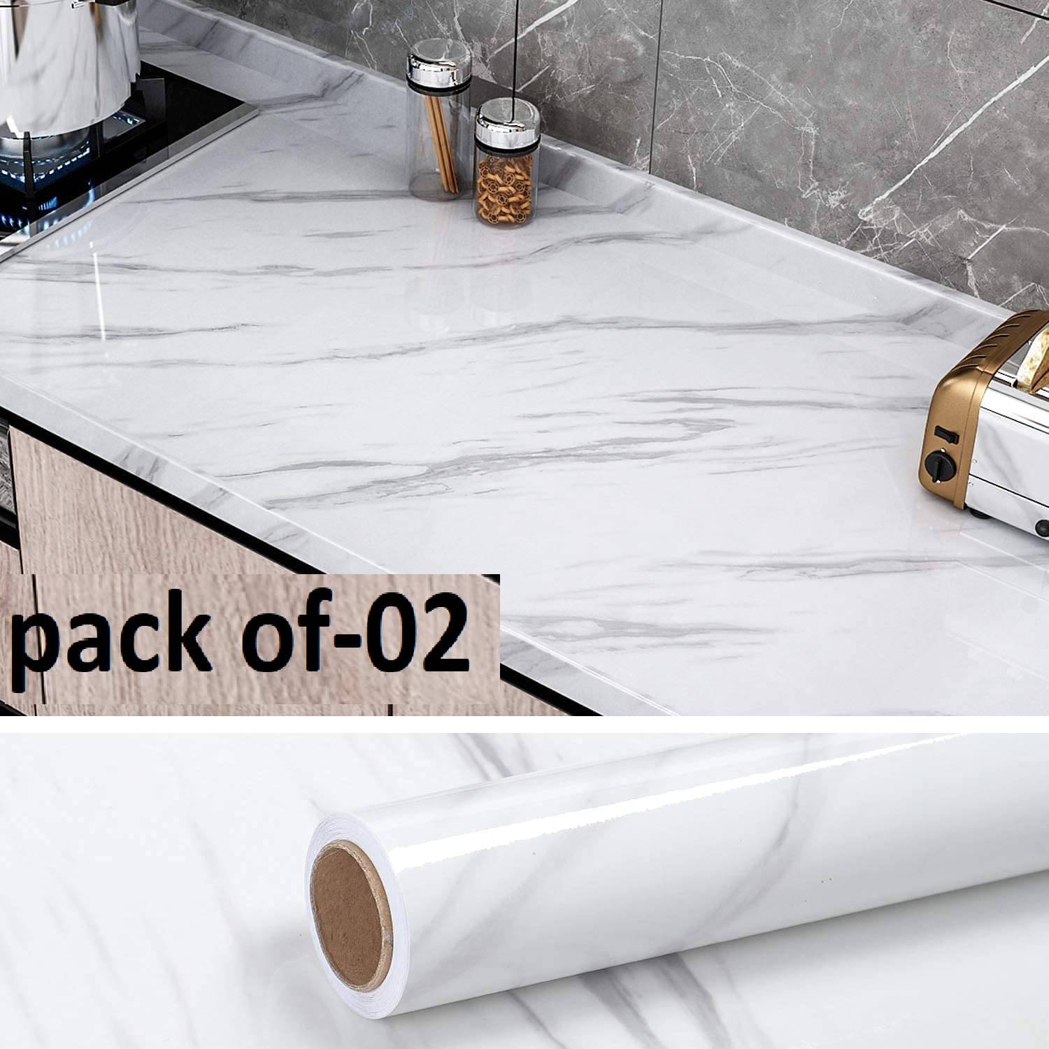 Oceansky White Marble (60 x 200) cm (Pack of 2) Oceansky White Marble (60 x 200) cm (Pack of 2)