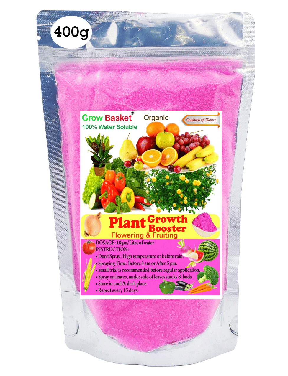     			Organic NPK Fertilizer for Plants | Natural Plant Food with Nitrogen, Phosphorus & Potassium | Improves Soil Health | Safe for Indoor, Outdoor, Vegetables, Herbs