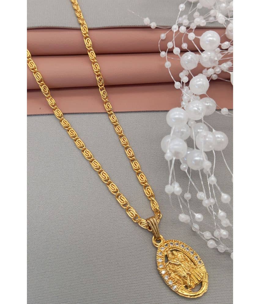 SHANKHRAJ MA LL Gold Pendant ( Pack of 1 )