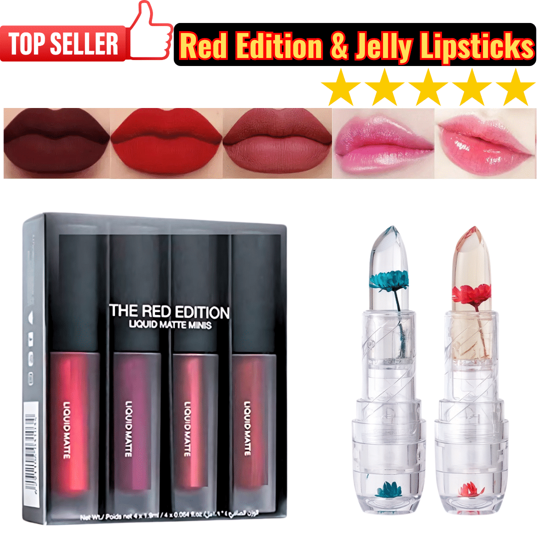     			Sonavi Red Matte Long Lasting Tint Lipstick ( Pack of 6 )