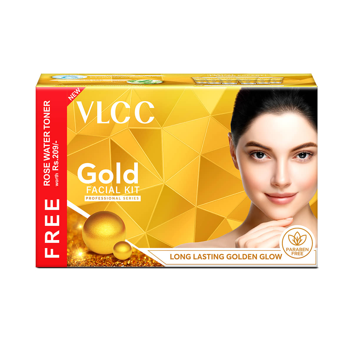 VLCC 3 Times Use Facial Kit For All Skin Type Gold 400 ( Pack of 1 )
