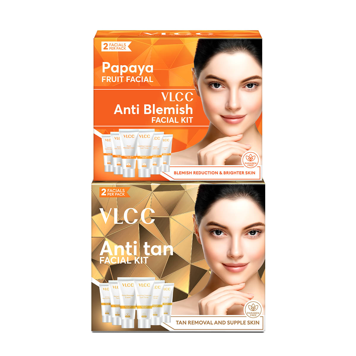 VLCC Papaya & Anti Tan Facial Kit 3 Times Use Facial Kit For All Skin Type Papaya 120 g ( Pack of 2 ) VLCC Papaya & Anti Tan Facial Kit 3 Times Use Facial Kit For All Skin Type Papaya 120 g ( Pack of 2 )