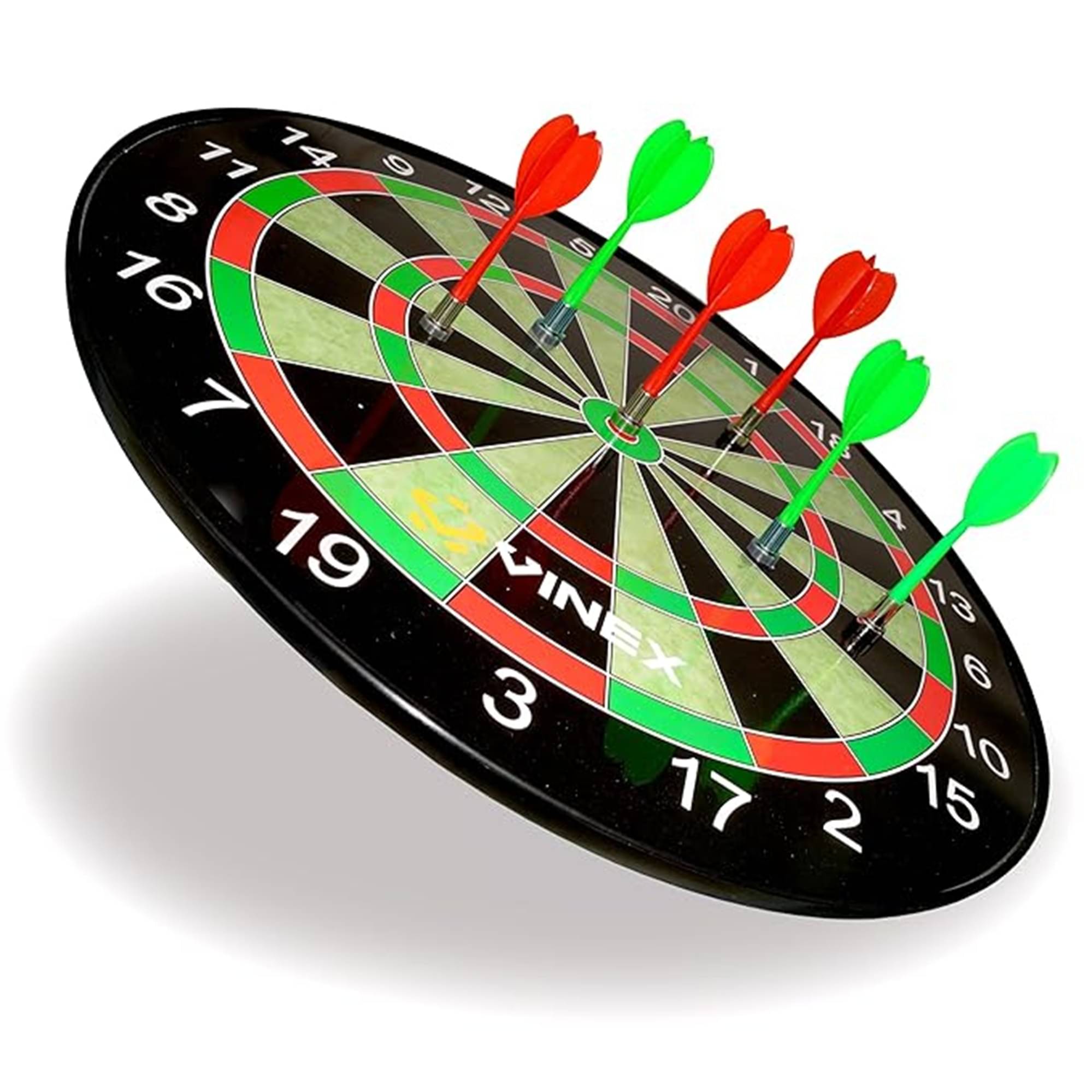     			Vinex Magnetic Dart Board Set - Sonic - 15 Inch Wide with 6 Magnetic Darts, - Fun Indoor and Outdoor Dart Game Set Toys for All Ages Kids & Adults, Target Shooting Game