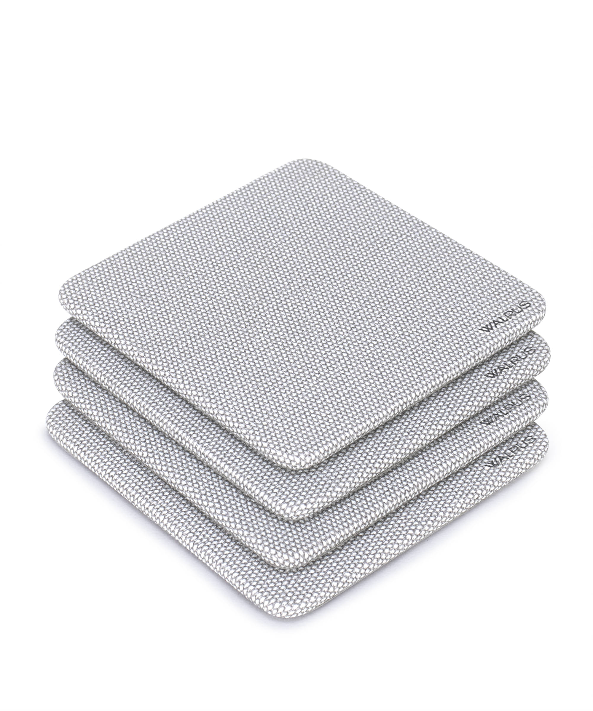     			Walrus Set of 4 Faux Leather Coaster