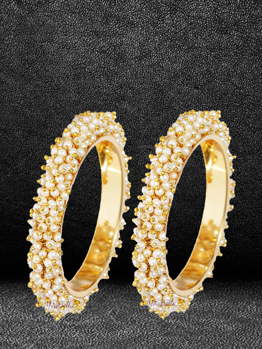 YOUBELLA Gold Bangle Set ( Pack of 1 ) YOUBELLA Gold Bangle Set ( Pack of 1 )