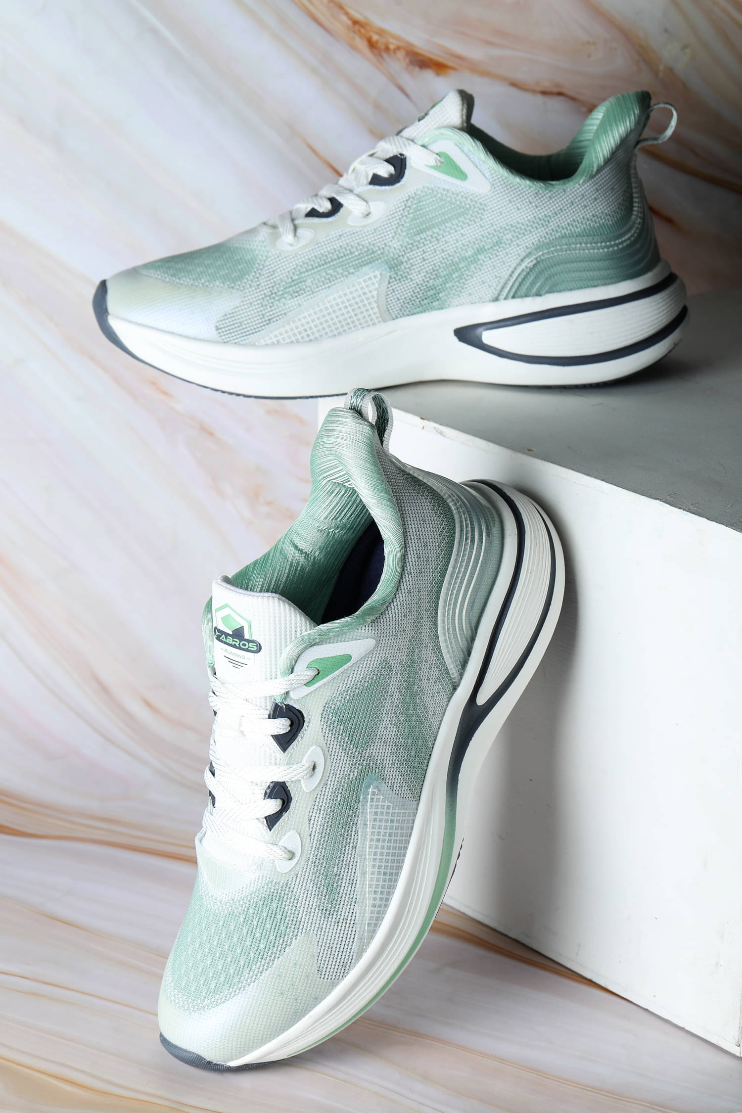 Abros ALASTOR-PRO Off White Men's Sports Running Shoes     			Abros ALASTOR-PRO Off White Men's Sports Running Shoes