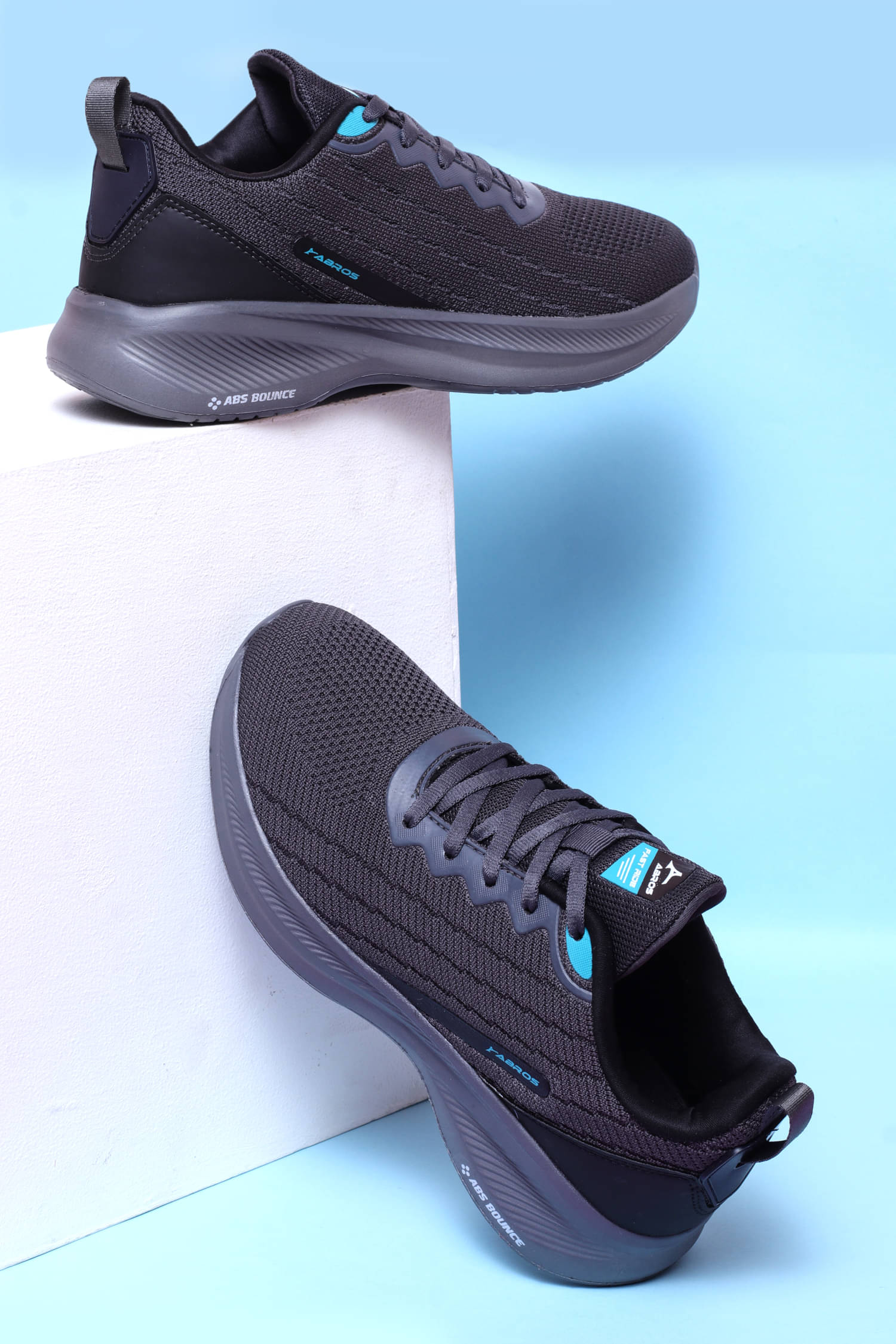     			Abros INTER CEPTOR-3 Gray Men's Sports Running Shoes