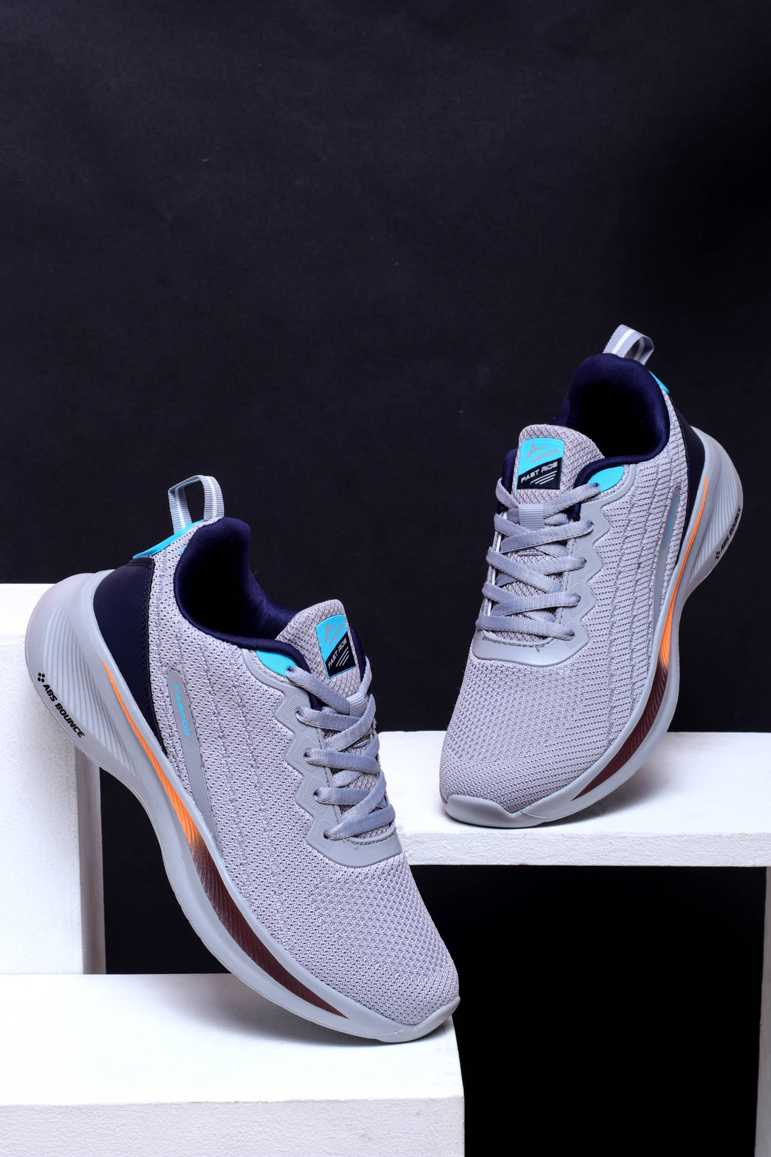     			Abros INTER CEPTOR-3 Turquoise Men's Sports Running Shoes