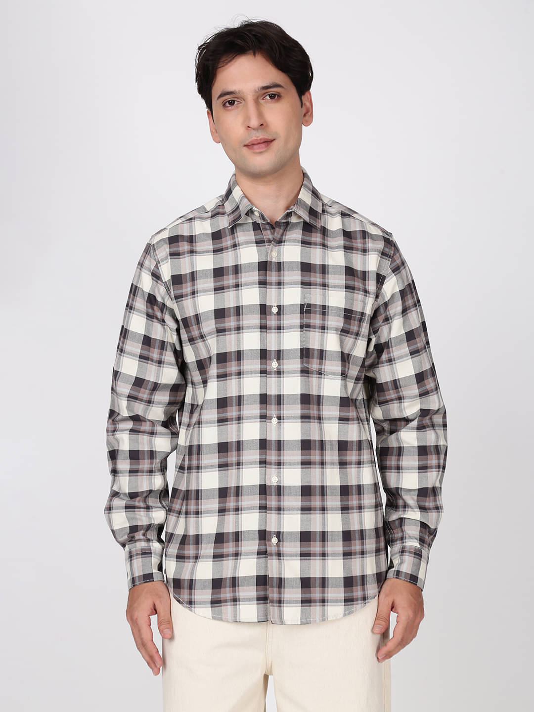 Bene Kleed 100% Cotton Regular Fit Checks Full Sleeves Men's Casual Shirt - Multicolor ( Pack of 1 ) Bene Kleed 100% Cotton Regular Fit Checks Full Sleeves Men's Casual Shirt - Multicolor ( Pack of 1 )