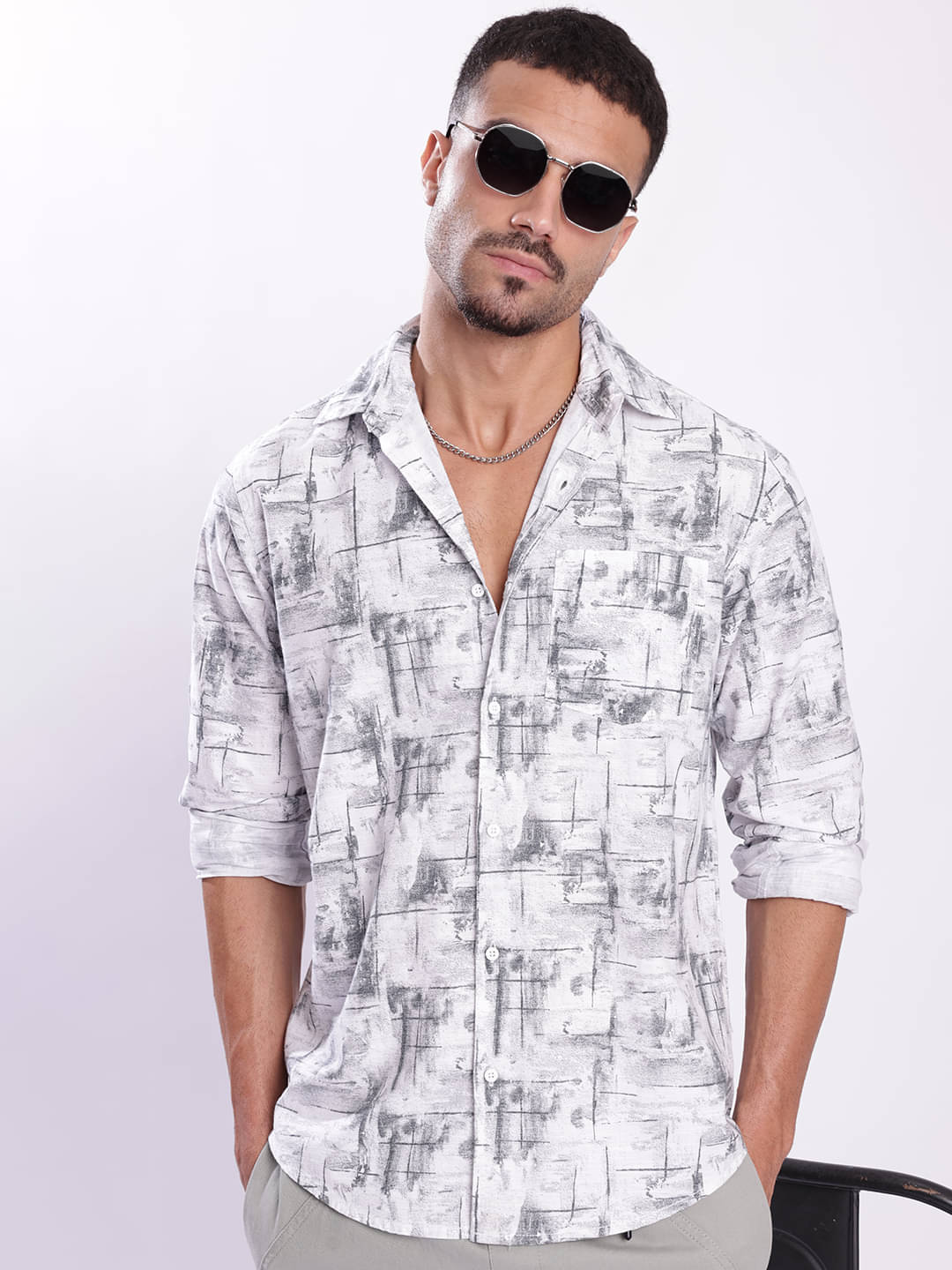 Bene Kleed 100% Cotton Regular Fit Printed Full Sleeves Men's Casual Shirt - Black ( Pack of 1 ) Bene Kleed 100% Cotton Regular Fit Printed Full Sleeves Men's Casual Shirt - Black ( Pack of 1 )