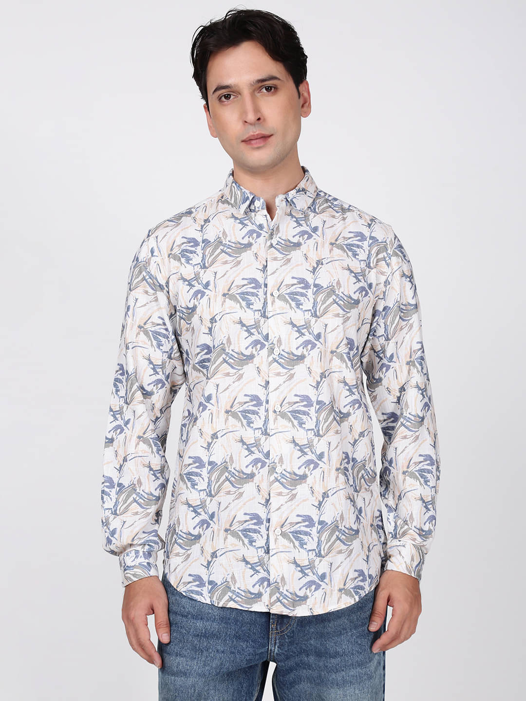 Bene Kleed 100% Cotton Slim Fit Printed Full Sleeves Men's Casual Shirt - Multicolor ( Pack of 1 )     			Bene Kleed 100% Cotton Slim Fit Printed Full Sleeves Men's Casual Shirt - Multicolor ( Pack of 1 )