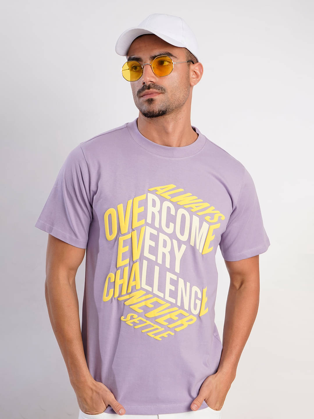 Bene Kleed Men 100% Cotton Regular Fit Printed T-Shirt ( Purple ) Bene Kleed Men 100% Cotton Regular Fit Printed T-Shirt ( Purple )