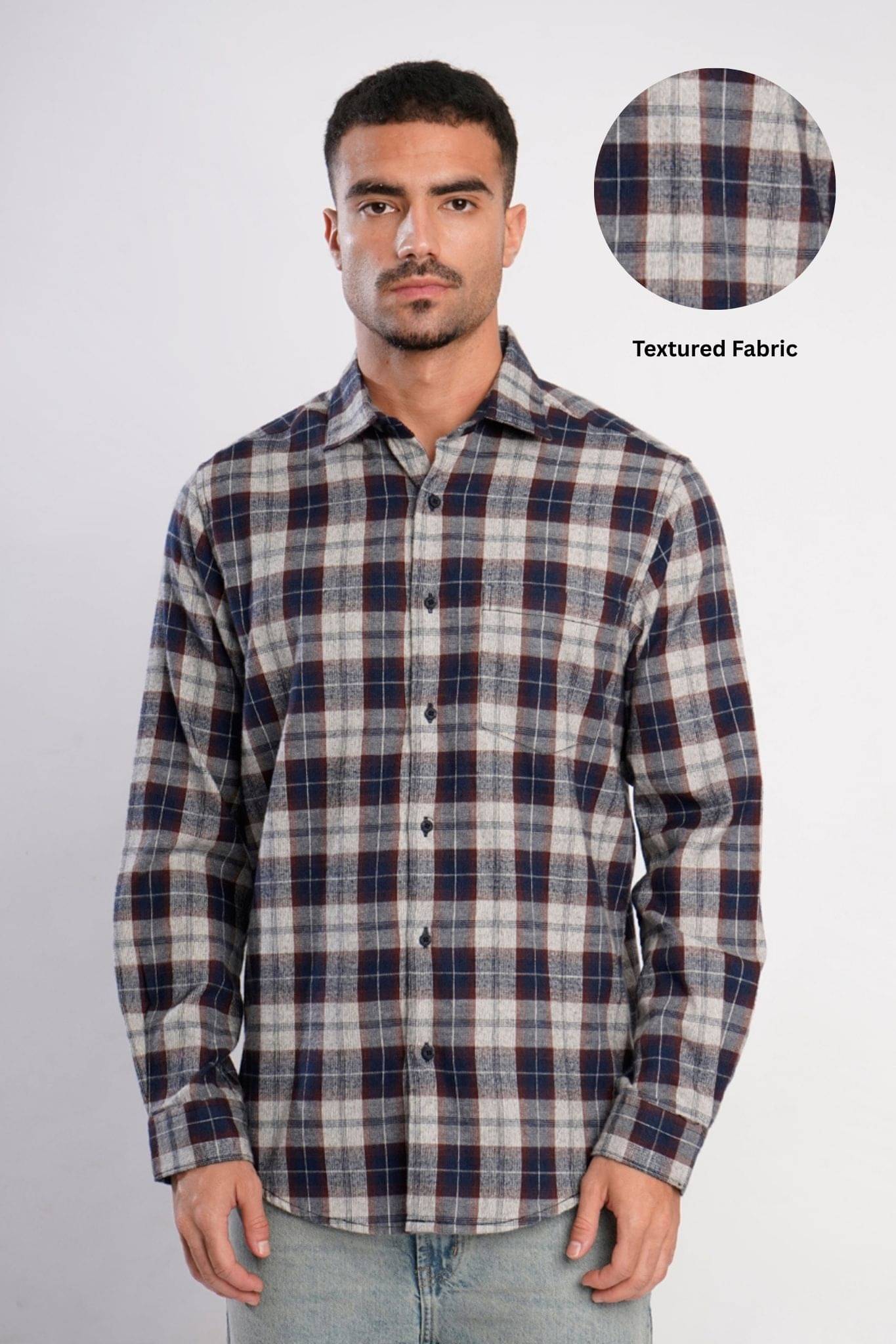 Bene Kleed Poly Cotton Regular Fit Checks Full Sleeves Men's Casual Shirt - Multicolor ( Pack of 1 ) Bene Kleed Poly Cotton Regular Fit Checks Full Sleeves Men's Casual Shirt - Multicolor ( Pack of 1 )