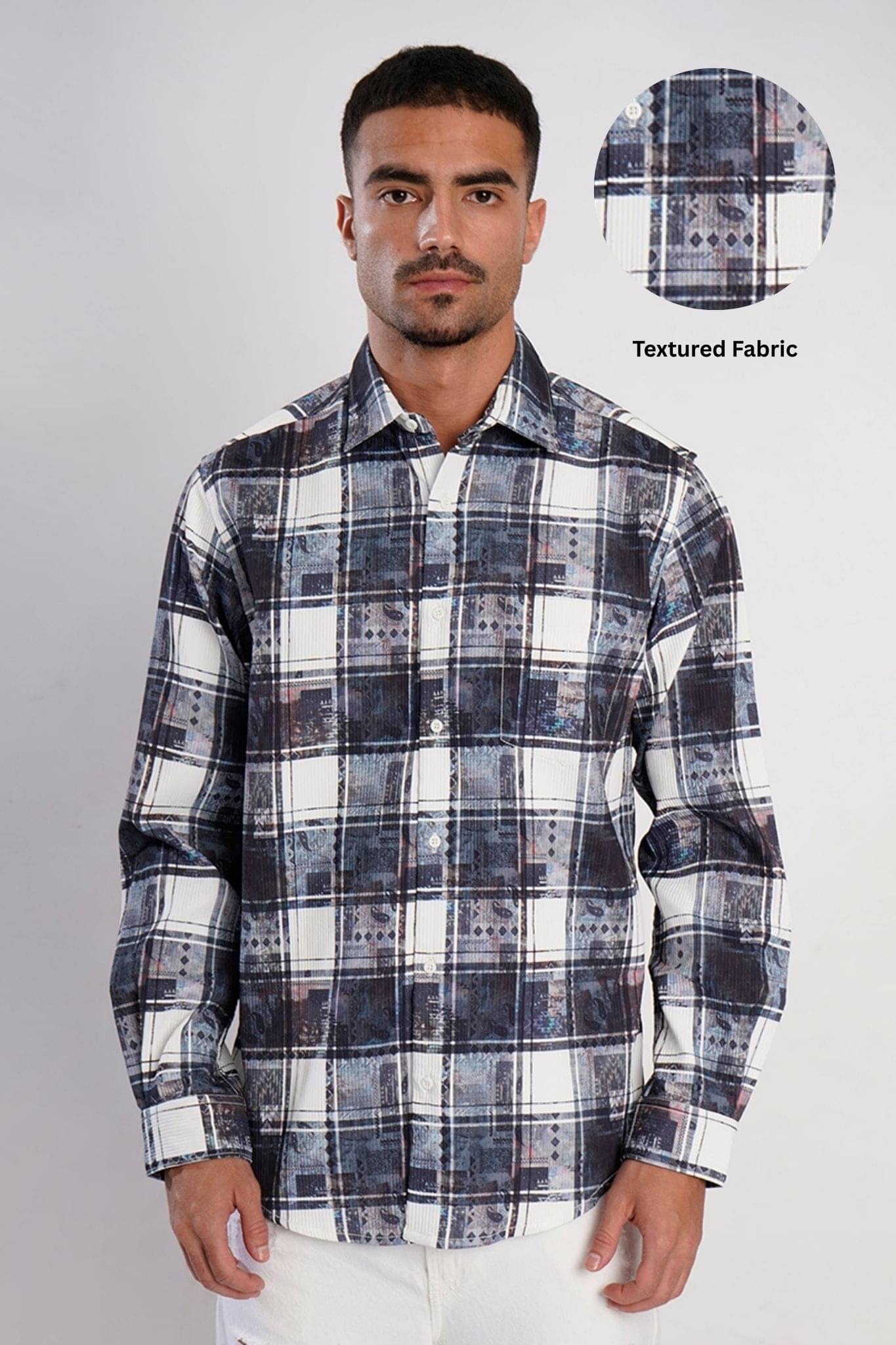 Bene Kleed Polyester Regular Fit Printed Full Sleeves Men's Casual Shirt - Multicolor ( Pack of 1 ) Bene Kleed Polyester Regular Fit Printed Full Sleeves Men's Casual Shirt - Multicolor ( Pack of 1 )