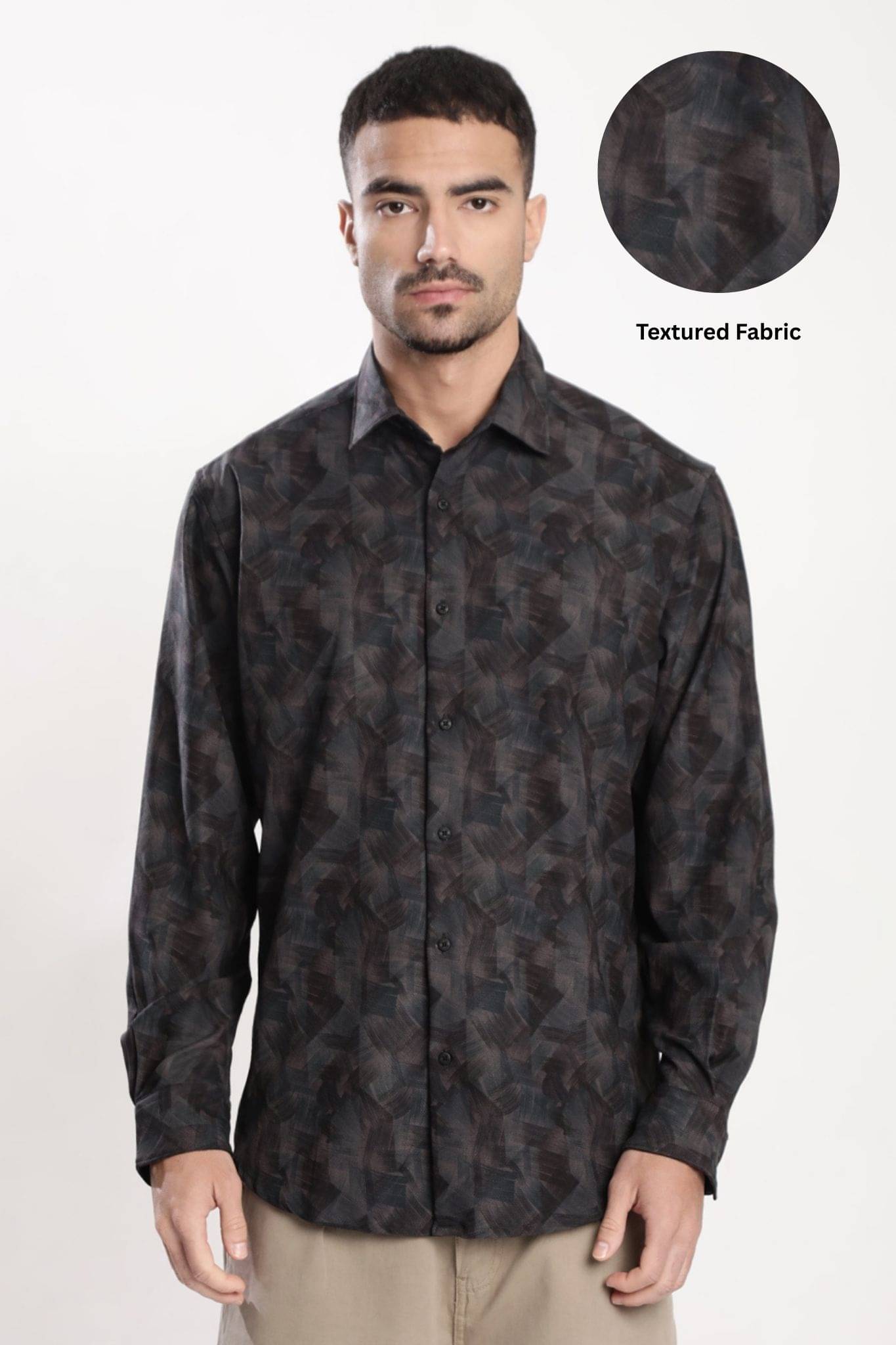 Bene Kleed Polyester Regular Fit Printed Full Sleeves Men's Casual Shirt - Multicolor ( Pack of 1 ) Bene Kleed Polyester Regular Fit Printed Full Sleeves Men's Casual Shirt - Multicolor ( Pack of 1 )