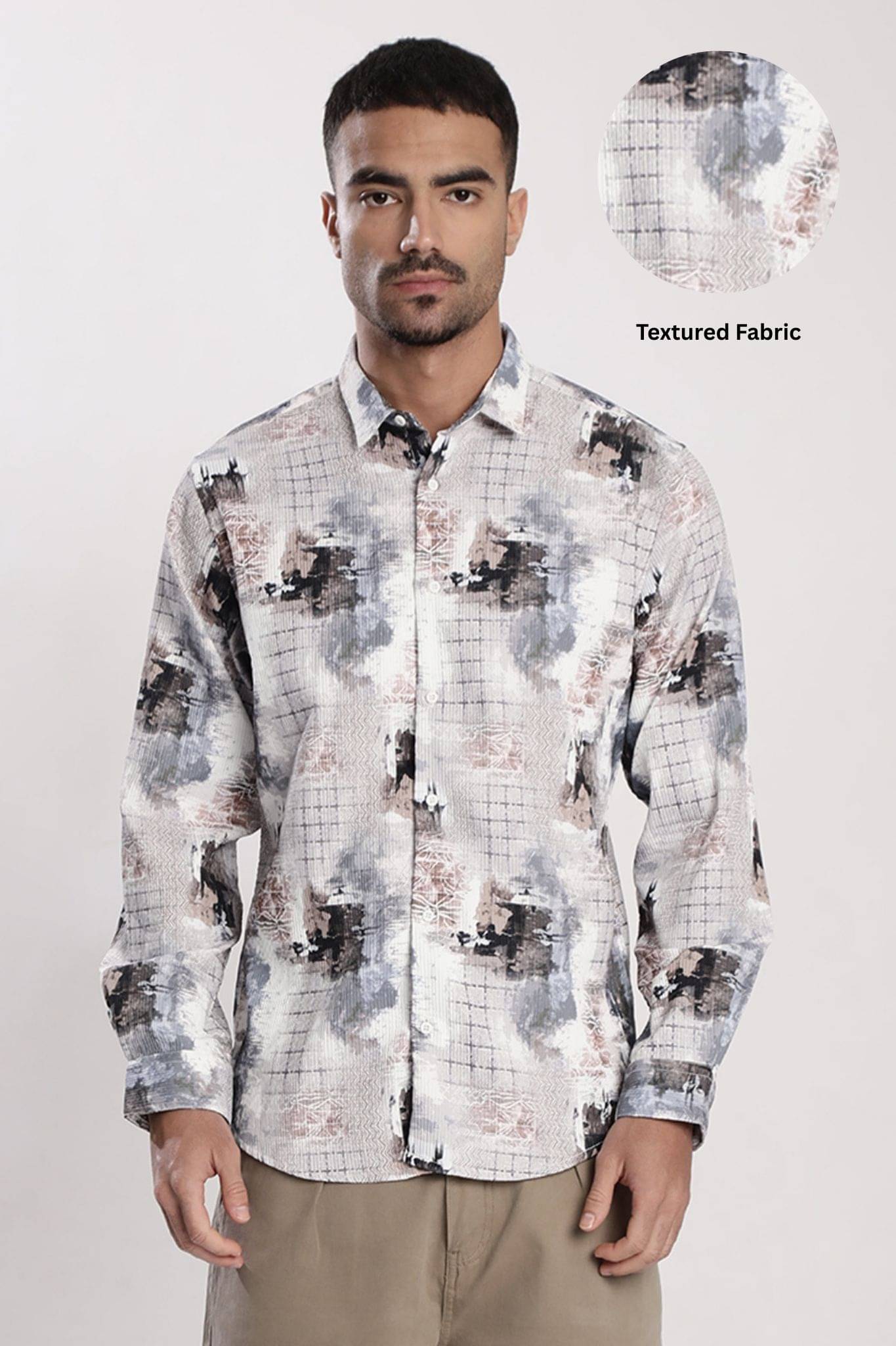 Bene Kleed Polyester Regular Fit Self Design Full Sleeves Men's Casual Shirt - Multicolor ( Pack of 1 ) Bene Kleed Polyester Regular Fit Self Design Full Sleeves Men's Casual Shirt - Multicolor ( Pack of 1 )