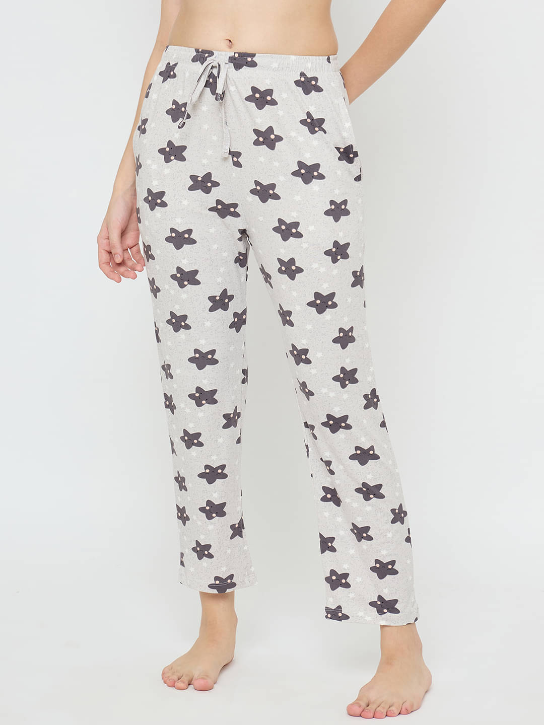     			Camey Grey Viscose Women's Nightwear Pyjama ( Pack of 1 )