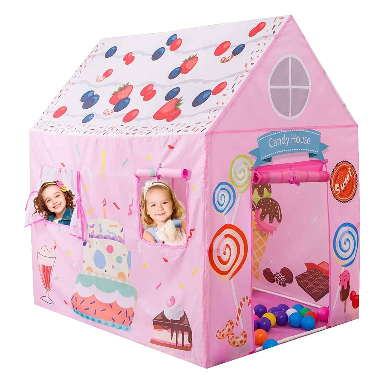     			Colorful Kids Play Tent House for 3-13 Year Girls&Boys Multi Color, Tent House Theme Indoor and Outdoor Both Comfortable