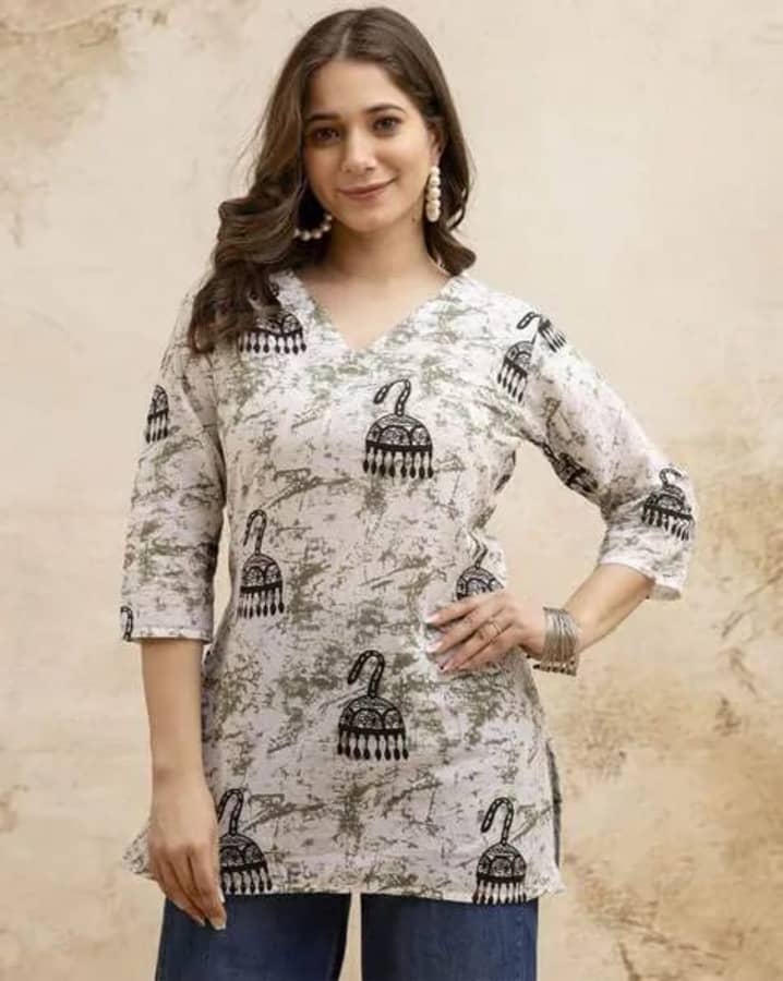Cotton Kurti Snapdeal Suits And Kurtis Kurti Offer Snapdeal Cotton - Main Image