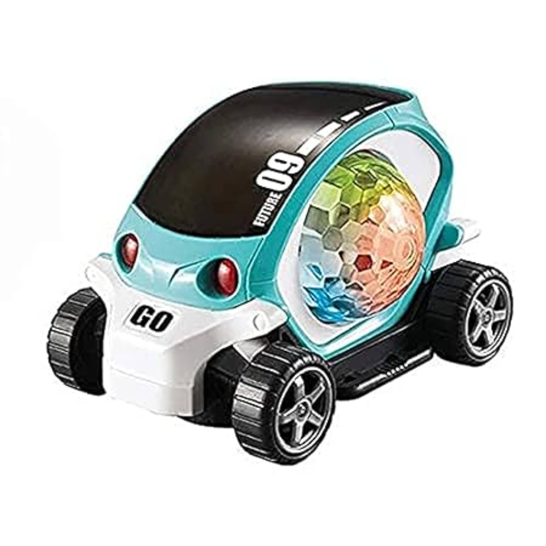 ESNAPY Rotating Stunt Car Toy for Kids, 09 Future Car, Bump and Go Action with 4D Lights and Music (Pack of 1) (Multi Color) ESNAPY Rotating Stunt Car Toy for Kids, 09 Future Car, Bump and Go Action with 4D Lights and Music (Pack of 1) (Multi Color)