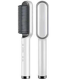 FITAZA Hair Curler Brush Multicolor Hair Straightener