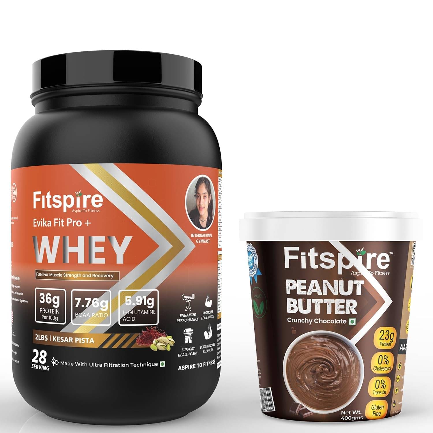     			Fitspire Whey Protein with Peanut Butter 1.4 kg Powder