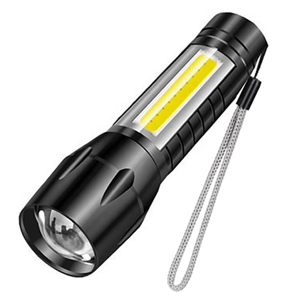     			J.O - 3W Rechargeable Flashlight Torch ( Pack of 1 )