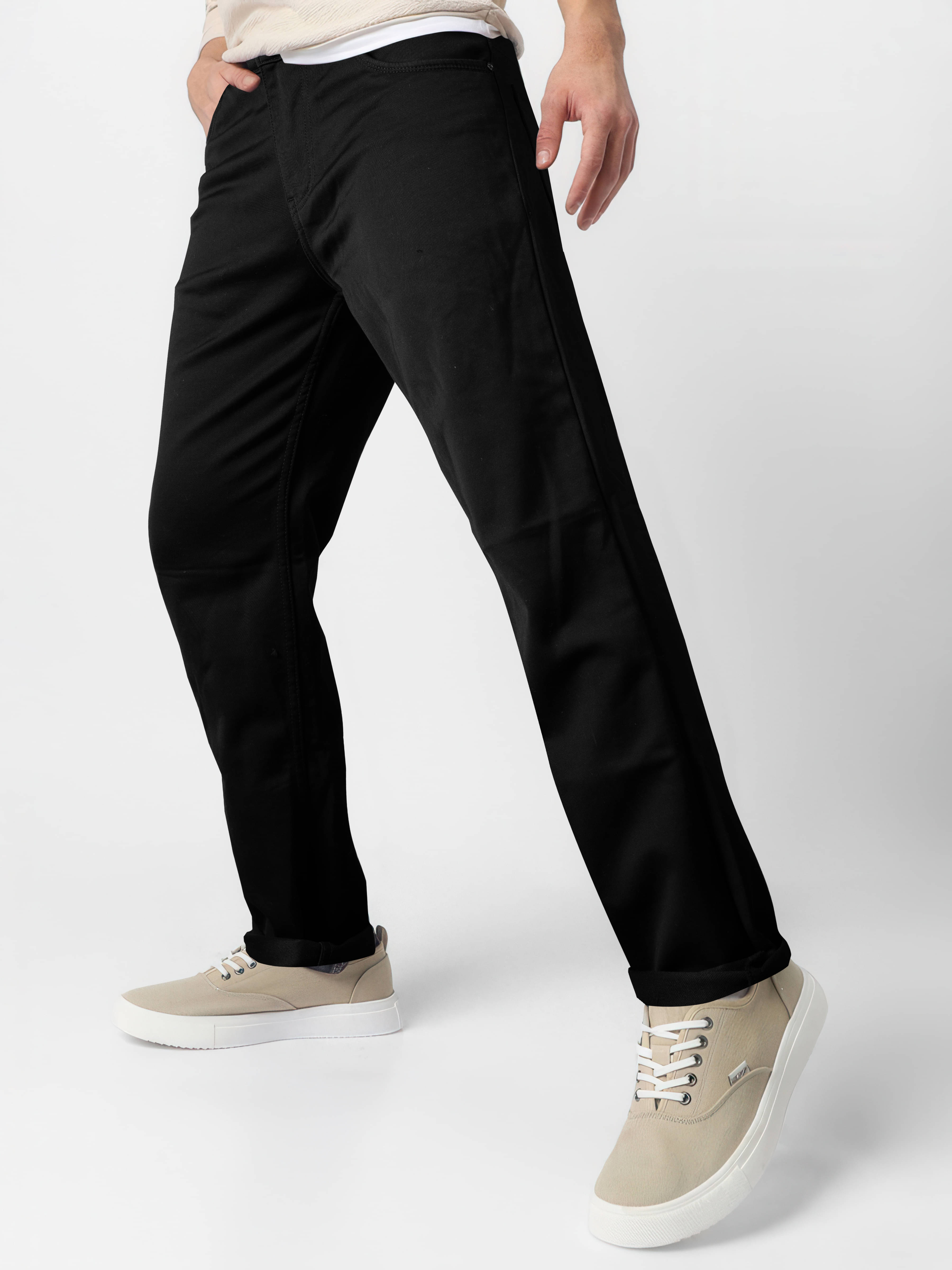 JB JUST BLACK Relaxed Basic Men's Jeans - Black ( Pack of 1 ) JB JUST BLACK Relaxed Basic Men's Jeans - Black ( Pack of 1 )