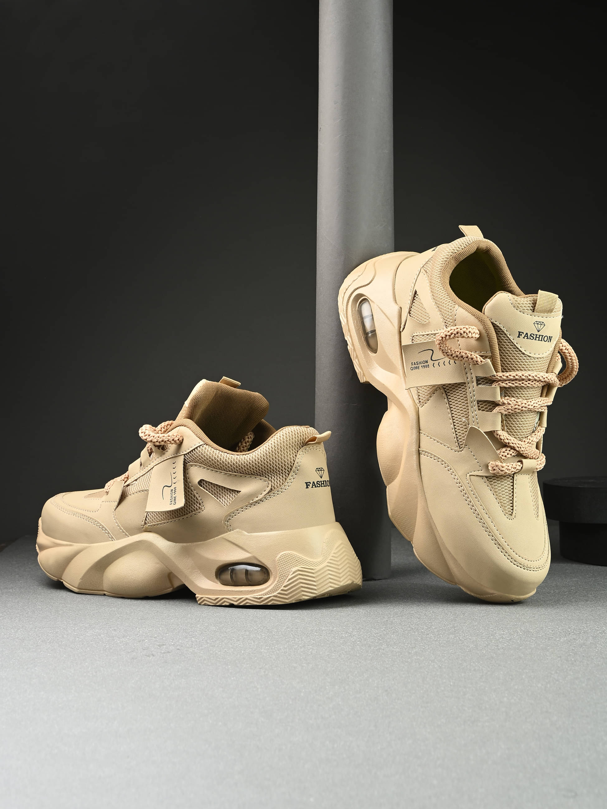    			JK Port Causal shoes for men Beige Men's Outdoor Shoes