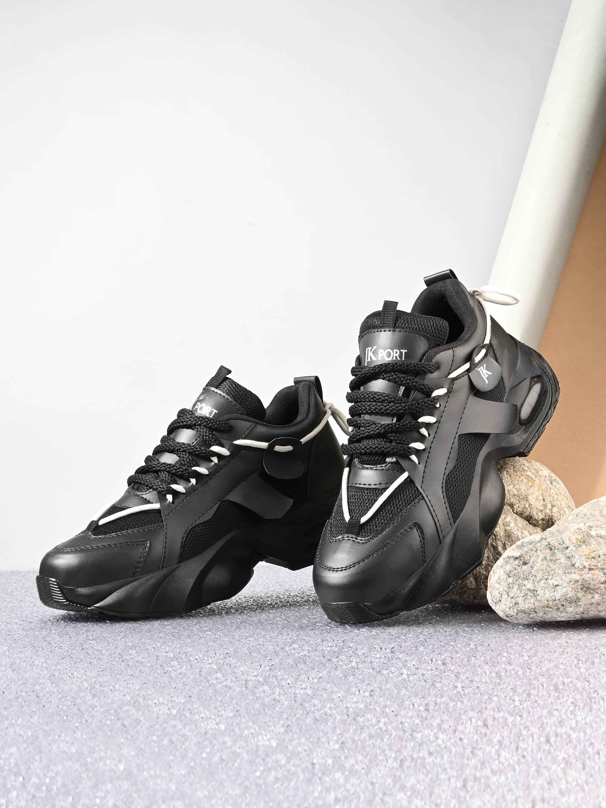 JK Port Causal shoes for men Black Men's Outdoor Shoes JK Port Causal shoes for men Black Men's Outdoor Shoes