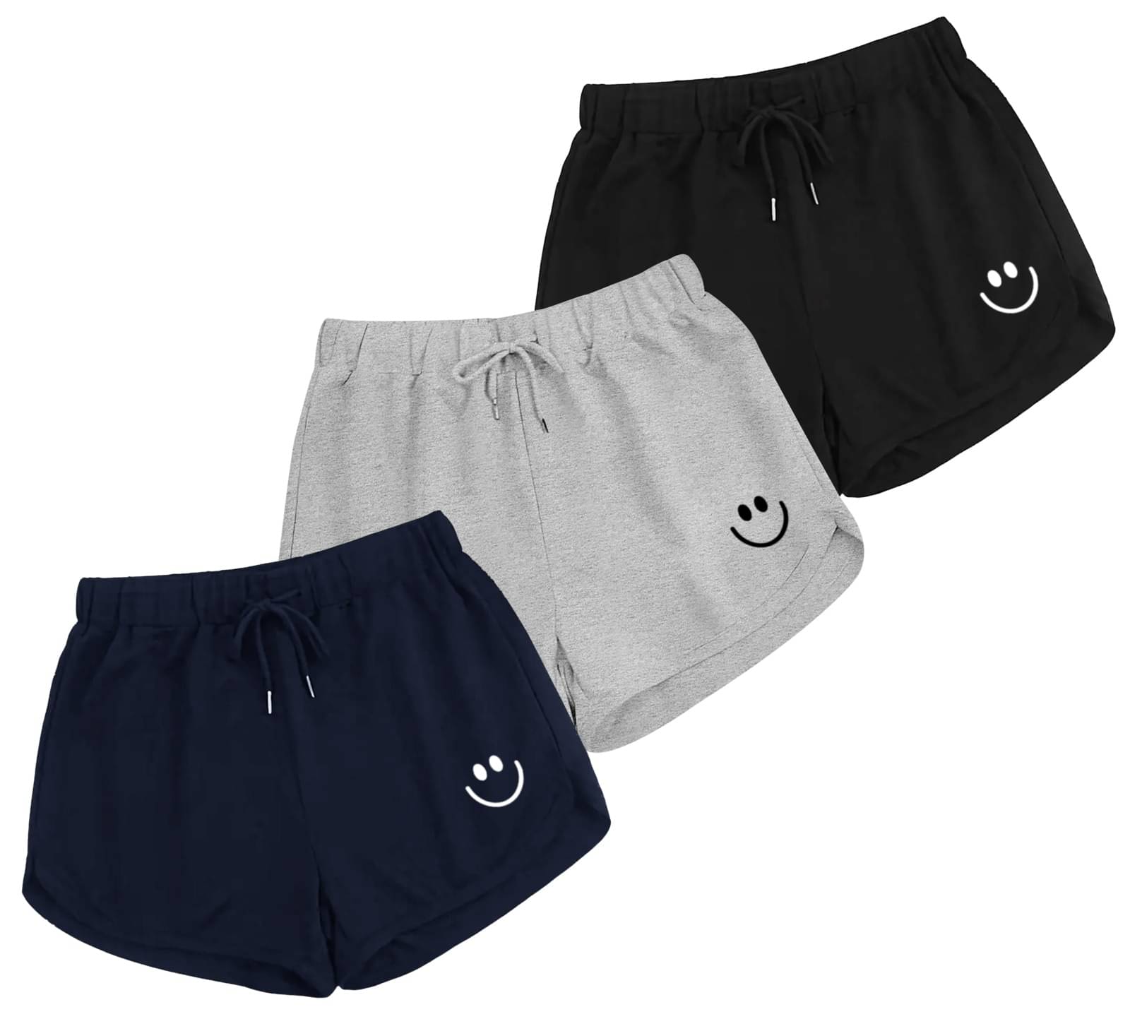     			KAFF Cotton Blend Hot Pants - Multi Color Pack of 3