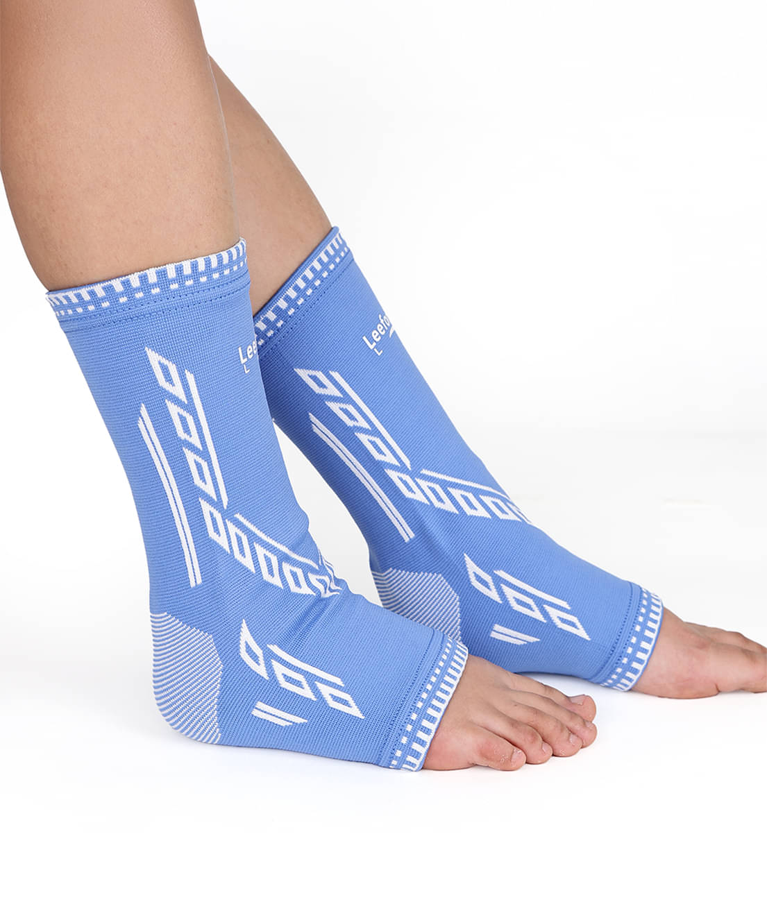    			Leeford Ankle Support & Compression Socks,Ankle Brace, Binder & Band for Foot Pain Relief (M) (Pack of 1)