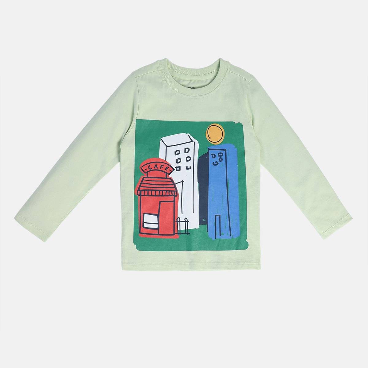     			MINI KLUB Pack of 1 Boys Cotton T-Shirt ( Green )