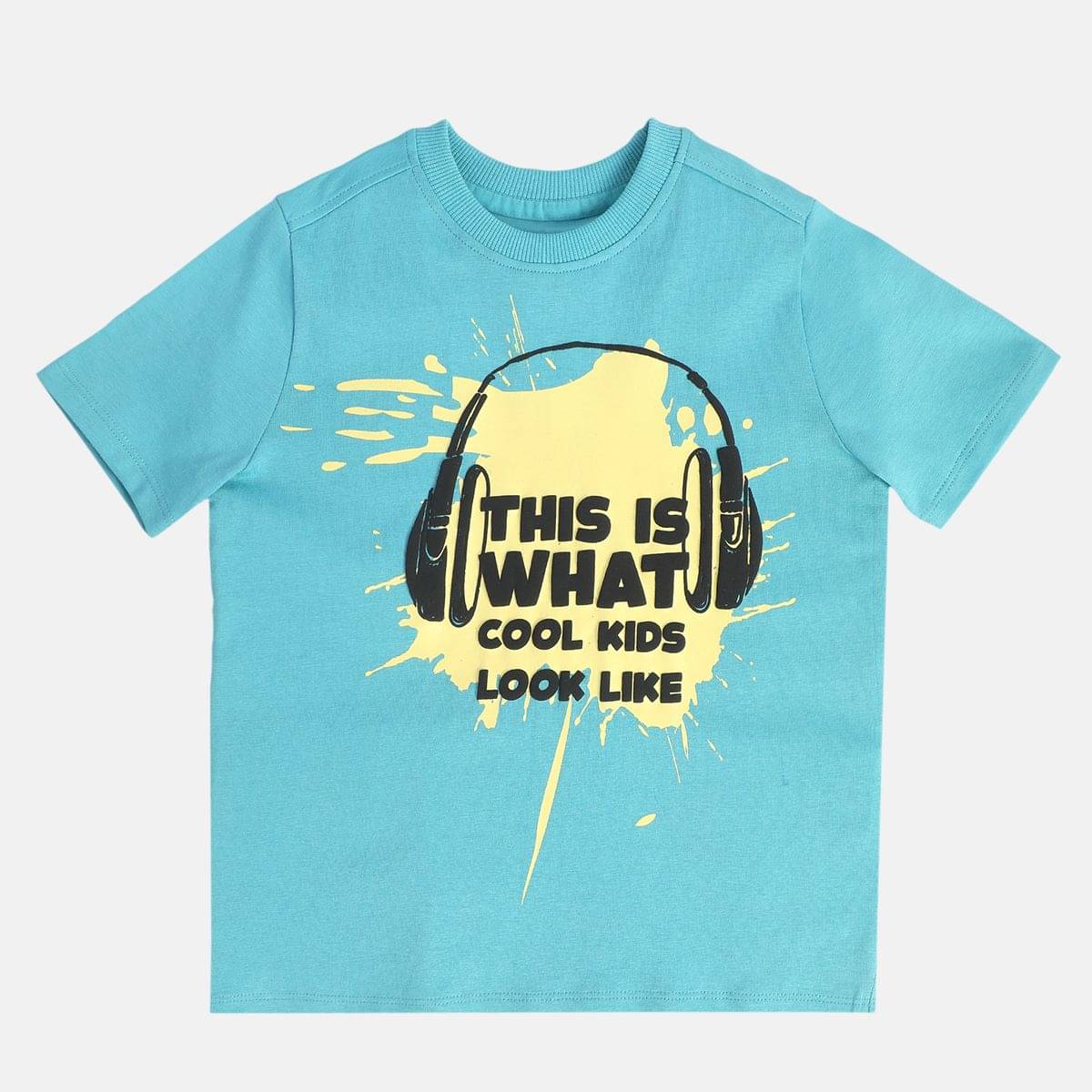     			MINI KLUB Pack of 1 Boys Cotton T-Shirt ( Blue )