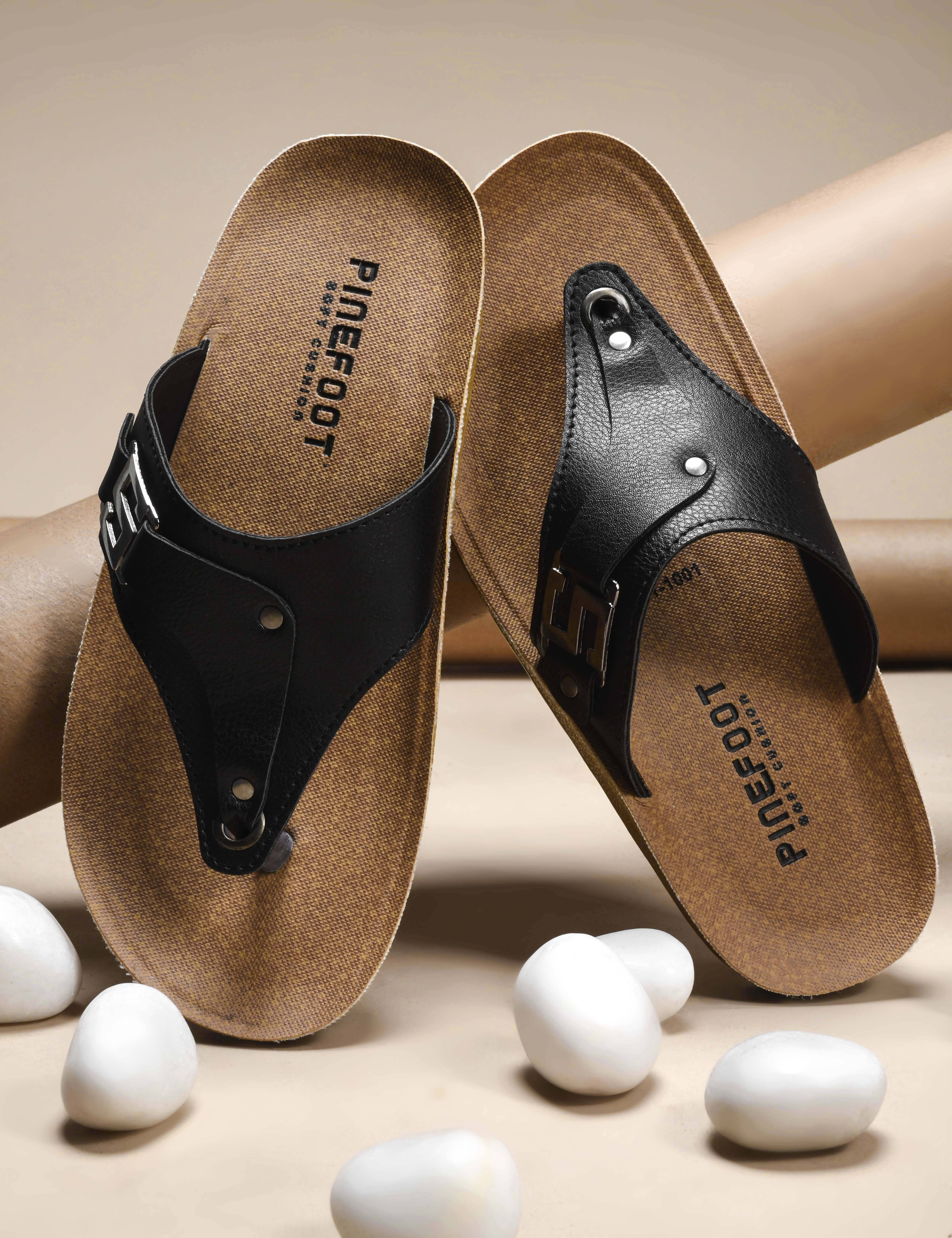     			PUPINE Black Men's Slide Flip Flop