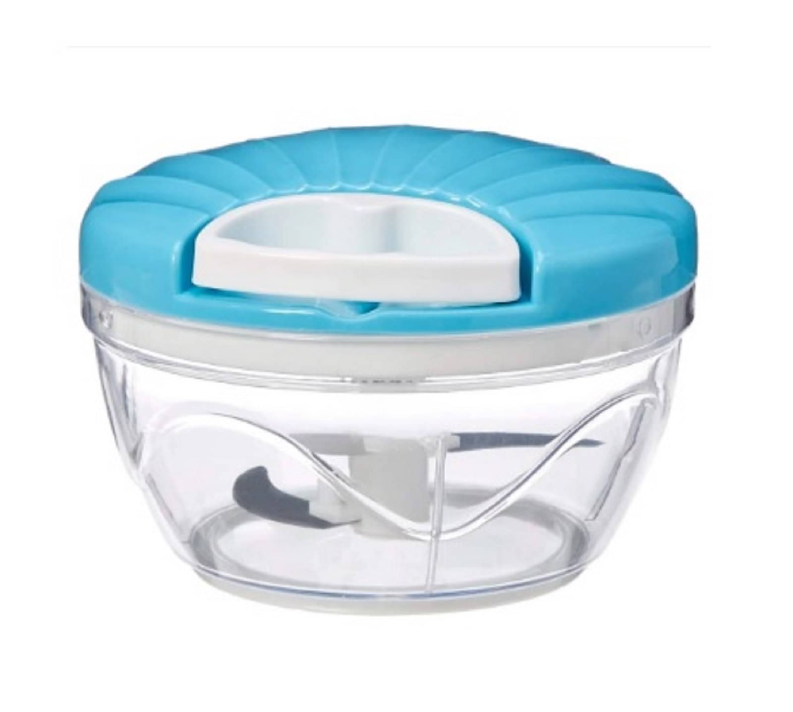 Plastic 500ml Chopper with 3 Blades Compact & Powerful Hand Held Vegetable Chopper/Blender Green Vegetable Cutter for Kitchen| Garlic, Onion, Fruits Cutter etc. (Pack of 1) Plastic 500ml Chopper with 3 Blades Compact & Powerful Hand Held Vegetable Chopper/Blender Green Vegetable Cutter for Kitchen| Garlic, Onion, Fruits Cutter etc. (Pack of 1)