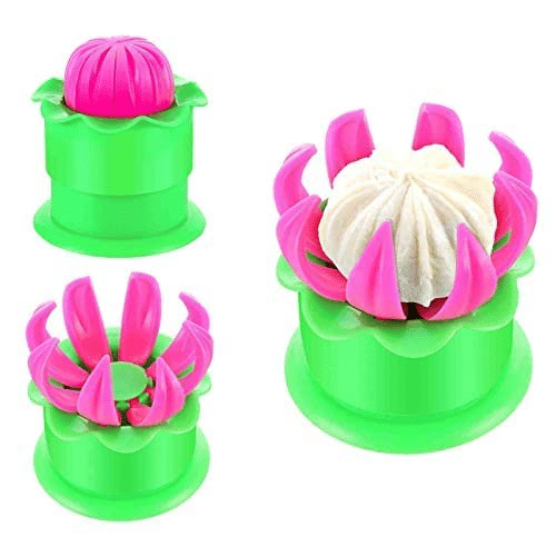     			Plastic Momos Dumpling Maker Dough Press Mould Shapes Steamed Stuffed Bun Making Mold Cooking Tool
