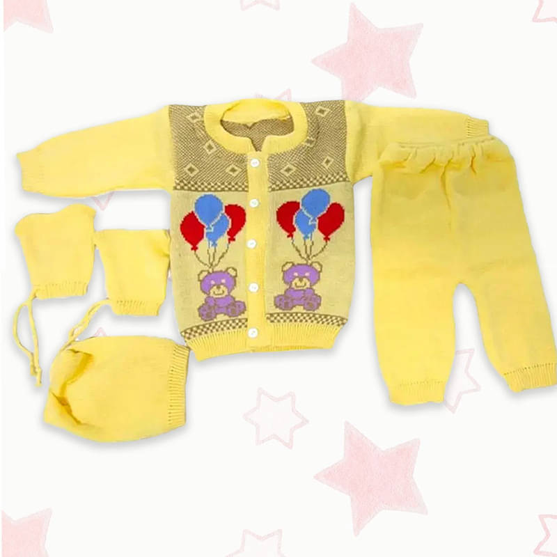     			Shakubhar Pack of 1 Unisex for Baby Woollen Sweater ( Yellow )