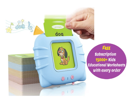Toonkiz Talking Flash Card Learning Device Toy Early Learning 224 Words Sounds Music Playing Game     			Toonkiz Talking Flash Card Learning Device Toy Early Learning 224 Words Sounds Music Playing Game