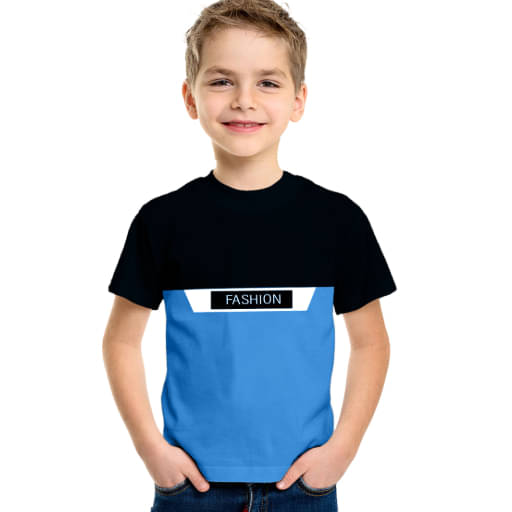     			Volex Pack of 1 Boys & Girls Cotton T-Shirt ( Sky Blue )