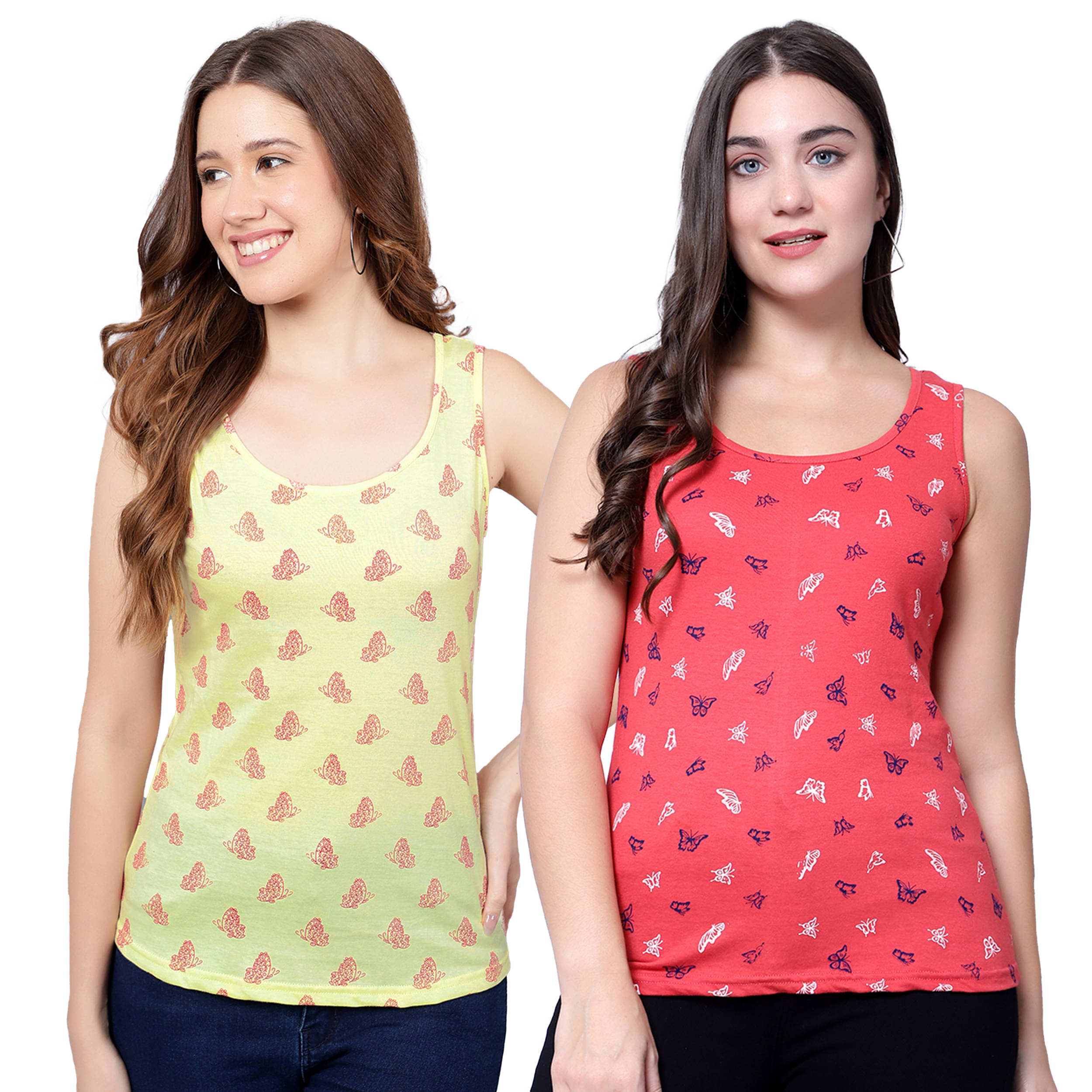 Volex Women's Cotton Tank Top ( Multicolor 1 ) Volex Women's Cotton Tank Top ( Multicolor 1 )